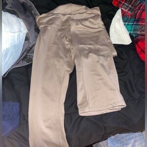 STREETWEAR SOCIETY tan/brown FLARE leggings